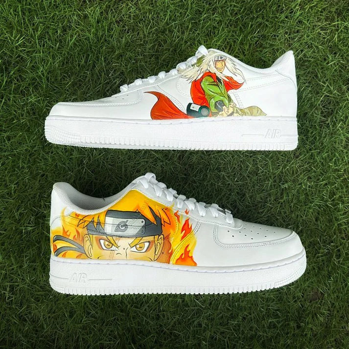 NIKE AIR FORCE 1 X NARUTO X JIRAYA OPEN BOX UNUSED